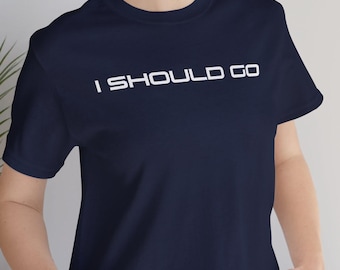 Mass Effect: I Should Go Unisex Heavy Cotton Tee | Commander Shephard Shirt