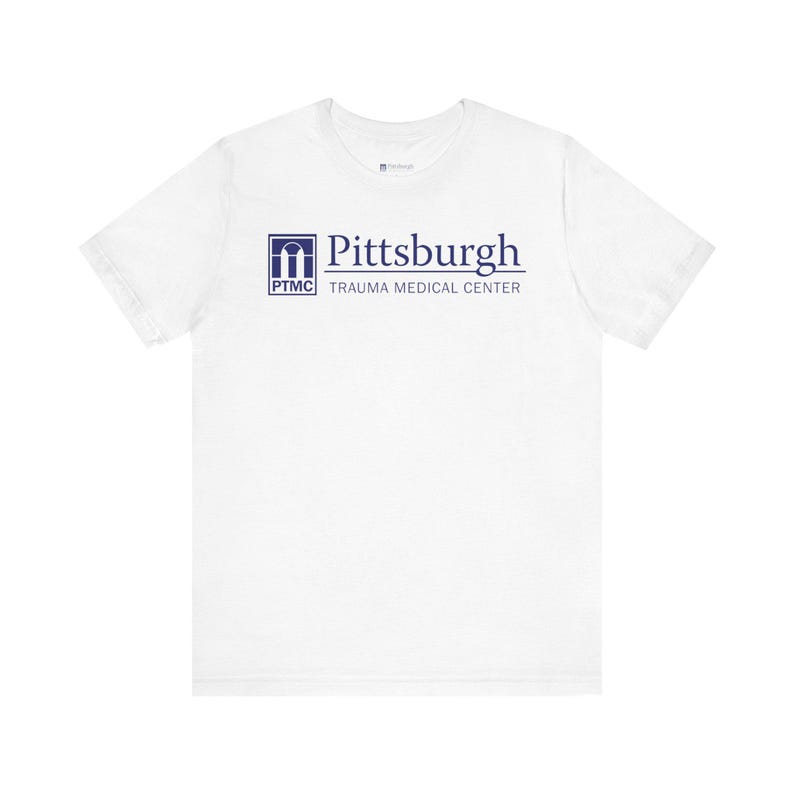 T-shirt Pitt PTMC : t-shirt Pittsburgh Trauma Medical Center White