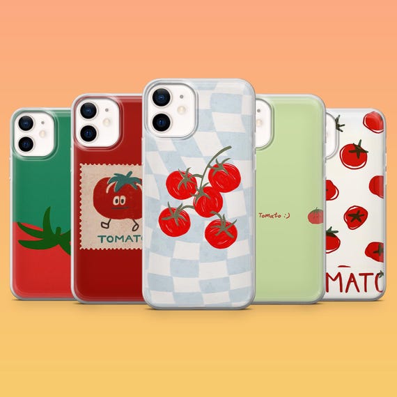 Tomato Phone Case Vegetable Salad for iPhone 17Pro, 16, 15, 14, 13, 12, Samsung S25, S24, S23Fe, S22, A16, A26, A56, Pixel 10, 9Pro Tomato Phone Case Vegetable Salad for iPhone 17Pro, 16, 15, 14, 13, 12, Samsung S25, S24, S23Fe, S22, A16, A26, A56, Pixel 10, 9Pro
