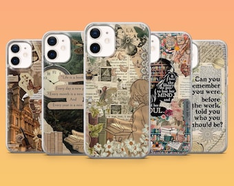 Book Lover Phone Case Book Book Girl for iPhone 17Pro, 16, 15, 14, 13, 12, Samsung S25, S24, S23Fe, S22, A16, A26, A56, Pixel 10, 9Pro