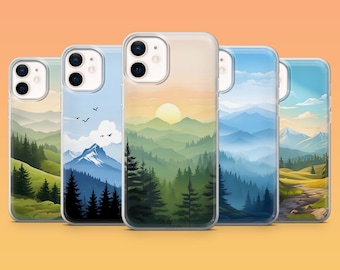 Mountains Phone Case Mountain Outdoors Cover for iPhone 17Pro, 16, 15, 14, 13, 12, Samsung S25, S24, S23, S22, A16, A26, A56, Pixel 10, 9Pro
