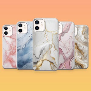 Marble Phone Case Sculpture Stone Cover for iPhone 17Pro, 16, 15, 14, 13, 12, Samsung S25, S24, S23Fe, S22, A16, A26, A56, Pixel 10, 9Pro