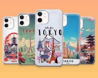 Japan Phone Case Tokyo Fuji Cover for iPhone 17Pro, 16, 15, 14, 13, 12, Samsung S25, S24, S23Fe, S22, A16, A26, A56, Pixel 10, 9Pro