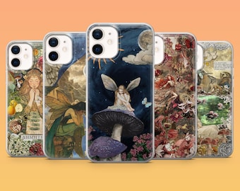 Fairy Tale Case Fairycore Ethereal Cover for iPhone 17Pro 16, 15, 14, 13, 12, Samsung S25, S24, S23Fe, S22, A16, A26, A56, Pixel 10, 9Pro