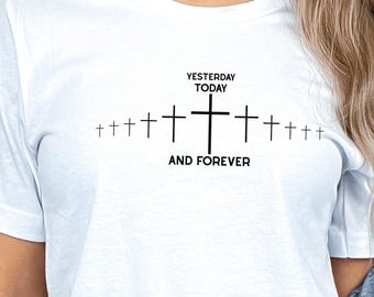 Faith Cross Shirt: Christian Bible Verse Unisex Tee