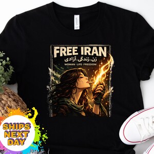 Women Life Freedom Shirt, Free Iran Protest T Shirt, Iranian Revolution Tee, Iran Resistance Art, Gift for Iranians, Persian Freedom Shirt