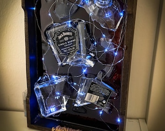 Jack Daniel’s LED wall decoration | Broken Bottle art