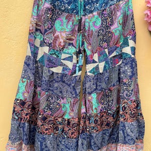 Silk palazzo pants extra wide leg pull on trousers boho chic flared bottoms loose comfy pastel bottoms for party festival or casual outings