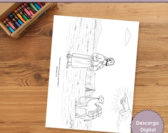 Página Bíblica für Colorear Abraham | Génesis 12: 1 Aktividad Cristiana Niños | Escuela Dominical | Hausschule | Druckbare Ausmalseite