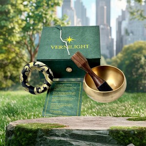 Tibetan Singing Bowl 9cm – Chakra Healing, Meditation, Yoga, Cushion and Mallet