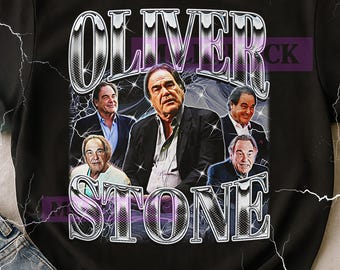 Oliver Stone 90s Style Retro Tee, Oliver Stone Vintage Director Bootleg T-Shirt, Political Filmmaker Merch, Cinema Fan Gift