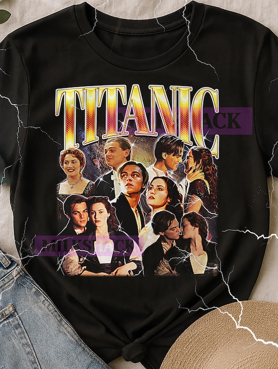 Titanic Bootleg Shirt, Vintage Classic Drama Romance Movie Tee