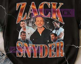 Zack Snyder Vintage Bootleg T-Shirt, Zack Snyder Retro 90s Director Merch, Action Filmmaker Fan Tee, Movie Lover Gift