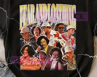 Fear And Loathing In Las Vegas Bootleg Shirt, Vintage Trippy Classic Iconic Road Trip Tee, 90s Retro T-shirt, Fear Loathing Sweater