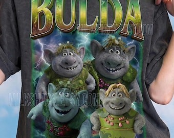 Bulda Comfort Colors® T-shirt, Frost Grafiska T-shirts, Frost Djurtröja, Roligt Y2K Streetwear Linne, Frost 90-talsstil Gåva