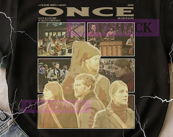 ONCE Film Vintage Movie T-Shirt, ONCE Film Retro Bootleg Fan Tee, Indie Musical Film Merch, Movie Fan Gift