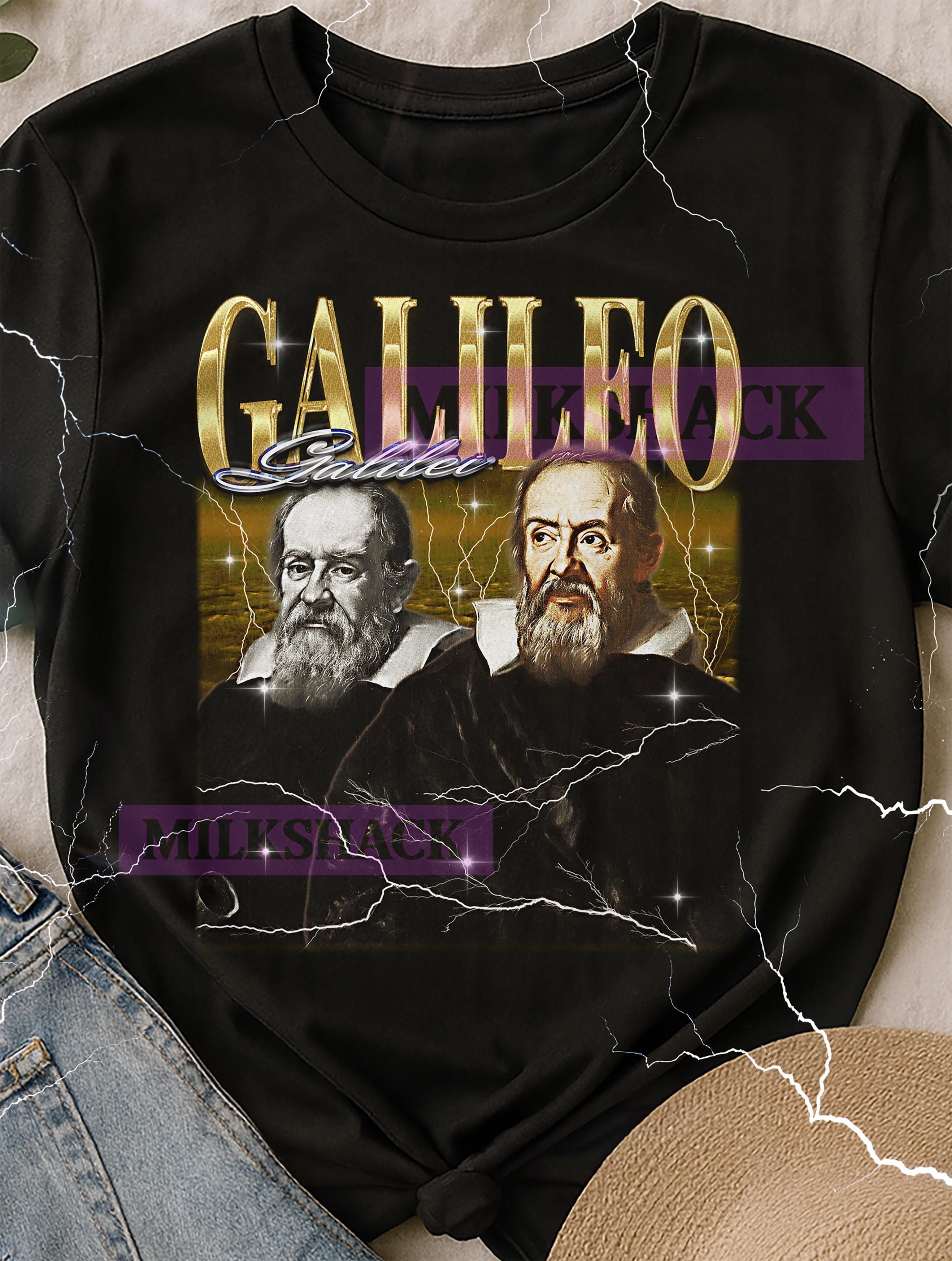 Galileo Galilei Bootleg Shirt, Vintage Scientist Astronomer Genius