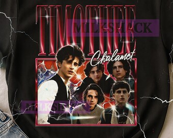 Timothee Chalamet Vintage Bootleg T-Shirt, Timothee Chalamet Retro 90s Actor Merch, Chocolate Factory Star Fan Tee, Movie Lover Gift