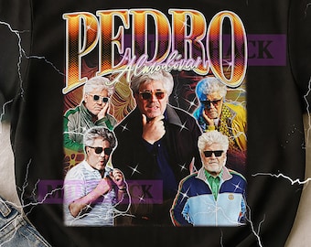 Pedro Almodovar Vintage Bootleg T-Shirt, Pedro Almodovar Retro 90s Director Merch, Spanish Filmmaker Fan Tee, Cinema Lover Gift