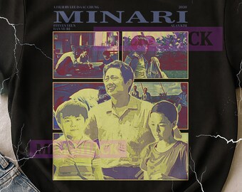 Minari Film 90s Style Retro Tee, Minari Film Vintage Indie Film Bootleg T-Shirt, Film Title Merch, Movie Lover Gift