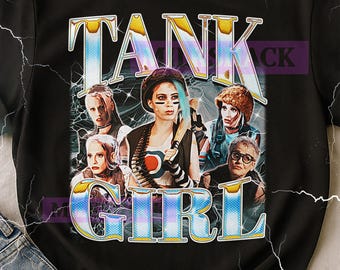 Tank Girl Bootleg Shirt, Vintage Comic Book Heroine Action Classic Tee, 90s Retro Throwback T-shirt, Tank Girl Sweater