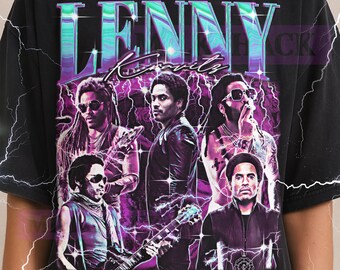 Lenny Kravitz T-Shirt, Vintage Musician Singer Star Legend Performer Tee, 90s Retro Throwback, Lenny Kravitz Sweater