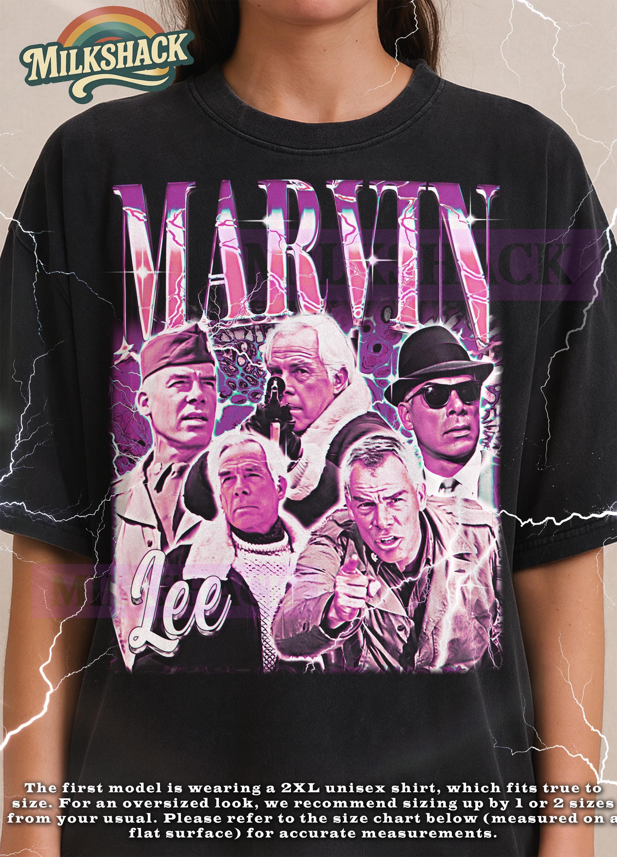 Lee Marvin T-shirt, Vintage Actor Star Classic Legend Performer 
