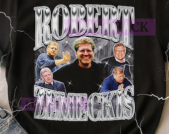 Robert Zemeckis 90s Style Retro Tee, Robert Zemeckis Vintage Director Bootleg T-Shirt, Hollywood Director Merch, Film Fan Gift