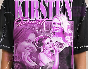 Kirsten Dunst T-Shirt, Vintage Actress Star Celebrity Performer Tee, 90s Retro Throwback, Kirsten Dunst Sweater