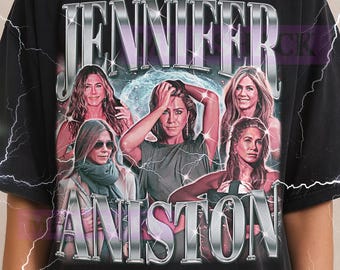 Jennifer Aniston Bootleg Shirt, Vintage Actress Iconic TV Star Celebrity Tee, 90s Retro Throwback T-shirt, Jennifer Aniston Sweater