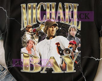 Michael Bay Vintage Bootleg T-Shirt, Michael Bay Retro 90s Director Merch, Action Filmmaker Fan Tee, Movie Lover Gift
