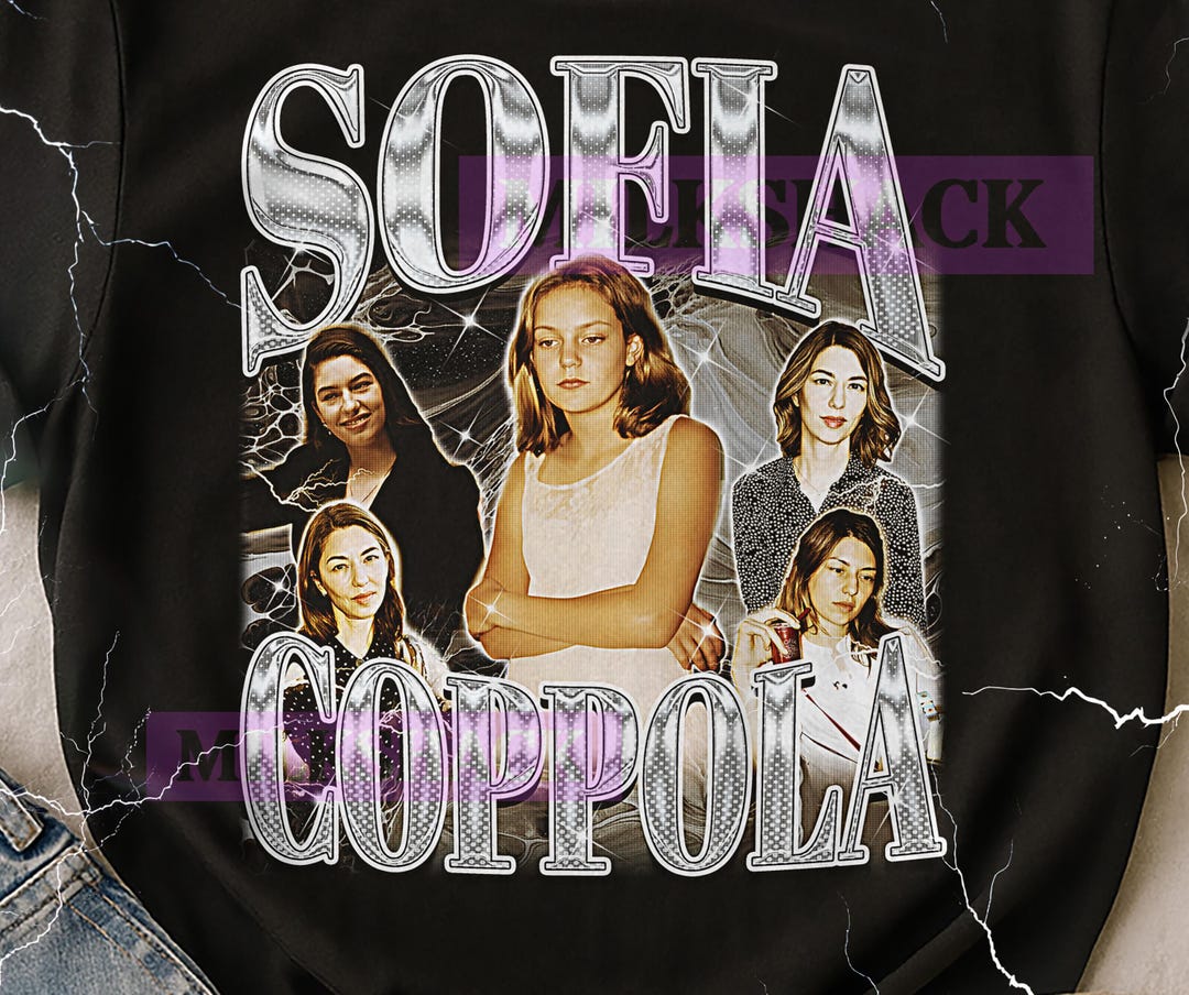 Merch Director Background Sofia Coppola 90s Style Retro Tee, Sofia Coppola Vintage Director ...