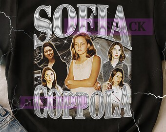 Sofia Coppola 90s Style Retro Tee, Sofia Coppola Vintage Director Bootleg T-Shirt, Famous Director Merch, Cinema Fan Gift
