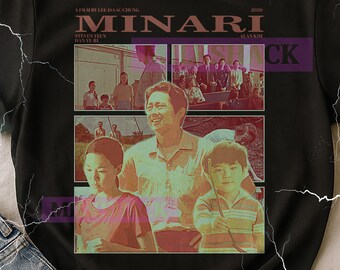 Minari Film Vintage Movie T-Shirt, Minari Film Retro Bootleg Fan Tee, Award-Winning Film Merch, Movie Fan Gift