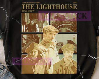 The Lighthouse 90s Style Retro Tee, The Lighthouse Vintage A24 Film Bootleg T-Shirt, Film Title Fan Merch, Movie Fan Gift