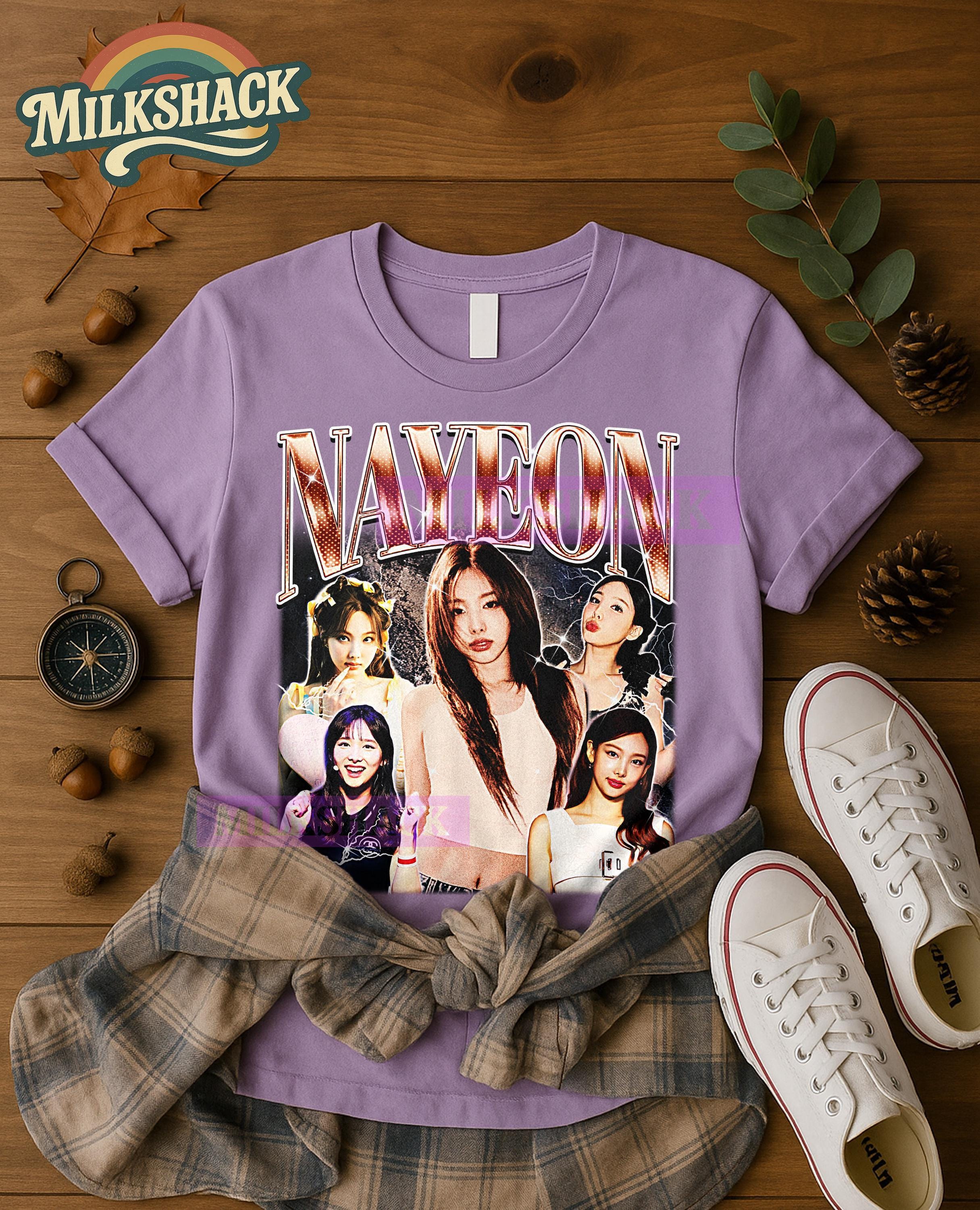 Nayeon Shirt, Nayeon Bootleg Shirt, Vintage Kpop Idol Singer