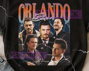 Orlando Bloom Vintage Bootleg T-Shirt, Orlando Bloom Retro 90s Actor Merch, Fantasy Star Fan Tee, Movie Lover Gift