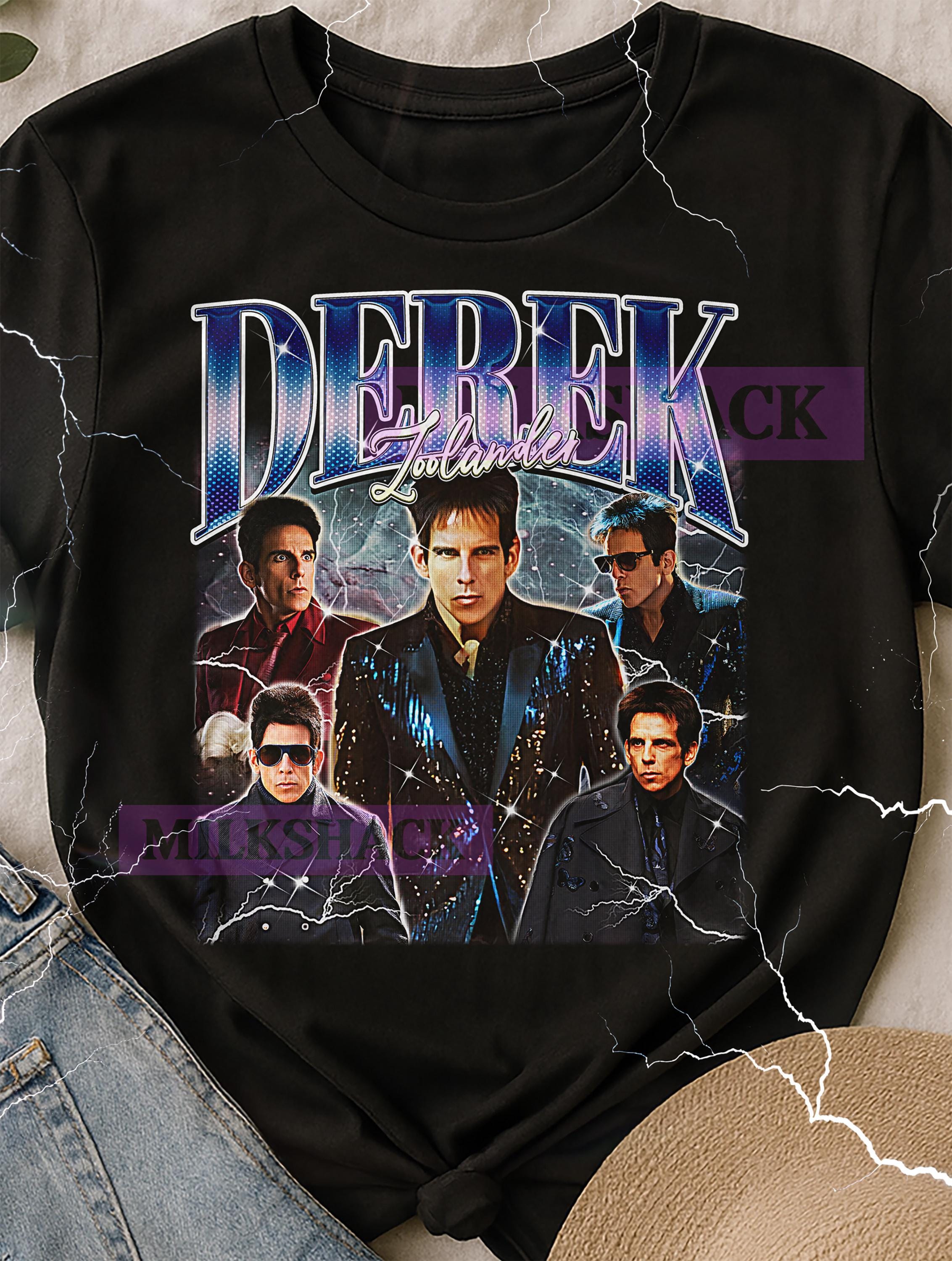 Derek Zoolander Bootleg Shirt, Vintage Comedy Iconic Fashion Model