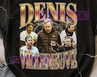 Denis Villeneuve Vintage Bootleg T-Shirt, Denis Villeneuve Retro 90s Director Merch, Filmmaker Fan Tee, Sci-Fi Fan Gift