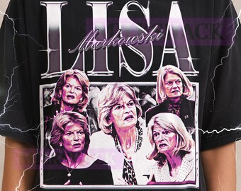 Lisa Murkowski T-Shirt, Vintage Politician Senator Leader Star Performer Tee, 90s Retro Throwback, Lisa Murkowski Sweater