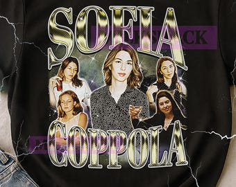 Sofia Coppola Vintage Bootleg T-Shirt, Sofia Coppola Retro 90s Director Merch, Filmmaker Fan Tee, Movie Lover Gift