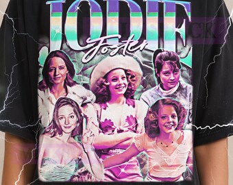 Jodie Foster T-Shirt, Vintage Actress Star Legend Performer Tee, 90s Retro Throwback, Jodie Foster Sweater