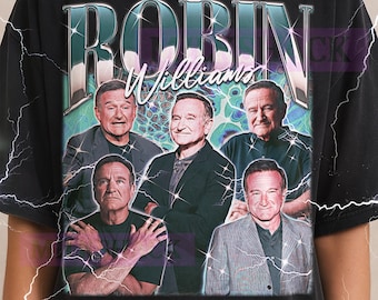 Robin Williams Tシャツ XLサイズ Robin Williams Bootleg Shirt, Vintage Comedian Actor Legend Star