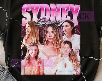 Sydney Sweeney Vintage Bootleg T-Shirt, Sydney Sweeney Retro 90s Actress Merch, Teen Drama Star Fan Tee, Tv Show Lover Gift
