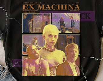 Ex Machina 90s Style Retro Tee, Ex Machina Vintage Movie Film Bootleg T-Shirt, Film Title Fan Merch, Movie Fan Gift