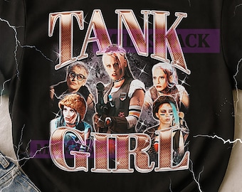 Tank Girl Bootleg Tee, Vintage Comic Book Heroine Action Classic Tee, 90s Retro Throwback T-shirt, Tank Girl Sweater