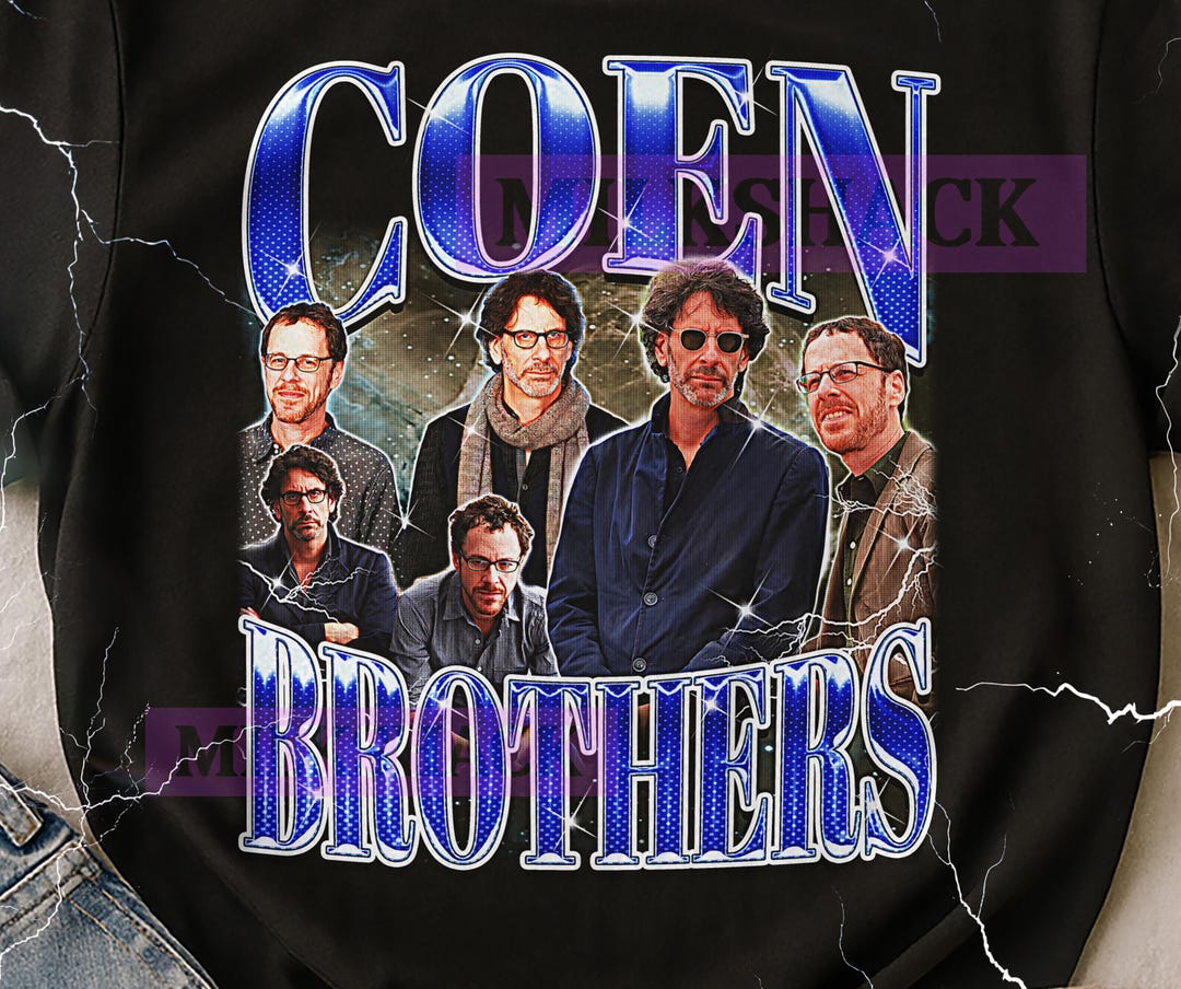 Merch Director Background Coen Brothers Vintage Bootleg T-shirt, Coen Brothers Retro 90s ...