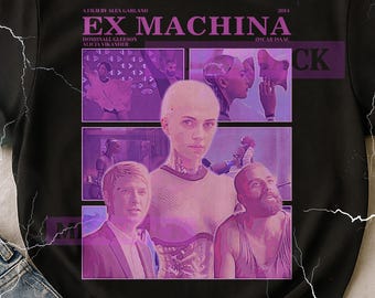 Ex Machina Vintage Movie T-Shirt, Ex Machina Retro Bootleg Fan Tee, Sci-Fi Film Merch, Movie Lover Gift