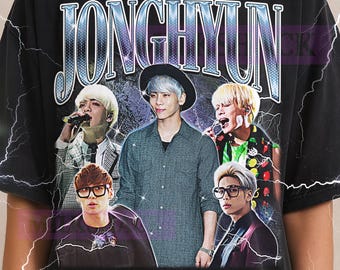 JONGHYUN SHINEE Bootleg Shirt, Jonghyun Shinee Retro Tees, Gentle