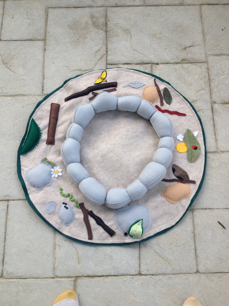 Campfire Play Mat,Campfire Gear, Felt Campfire Play Mat image 3